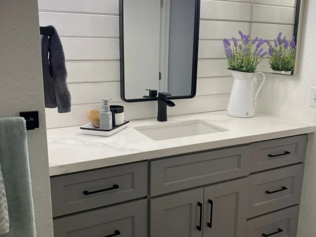 Brooklyn Gray bathroom vanity cabinets