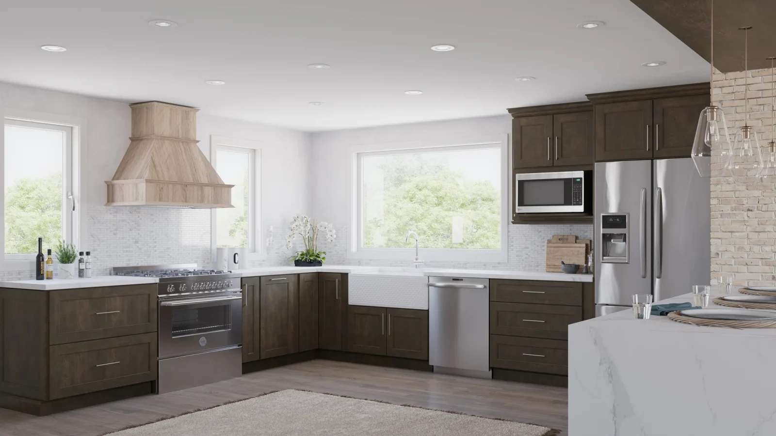 Brooklyn Slate kitchen cabinets