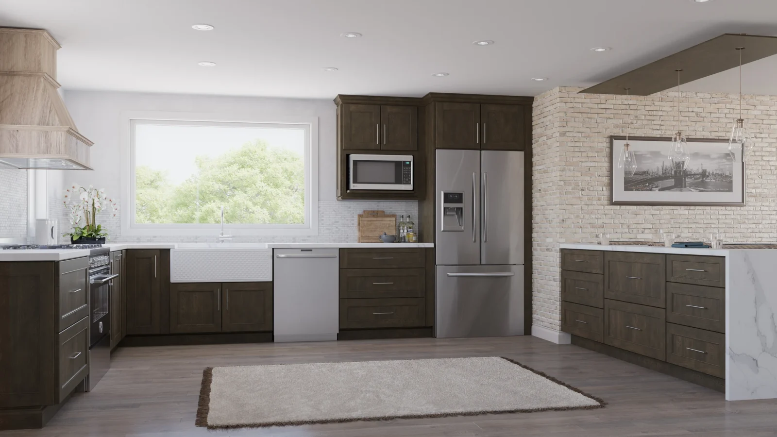 Brooklyn Slate kitchen cabinets