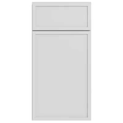 Oslo White Slim Shaker cabinet door sample