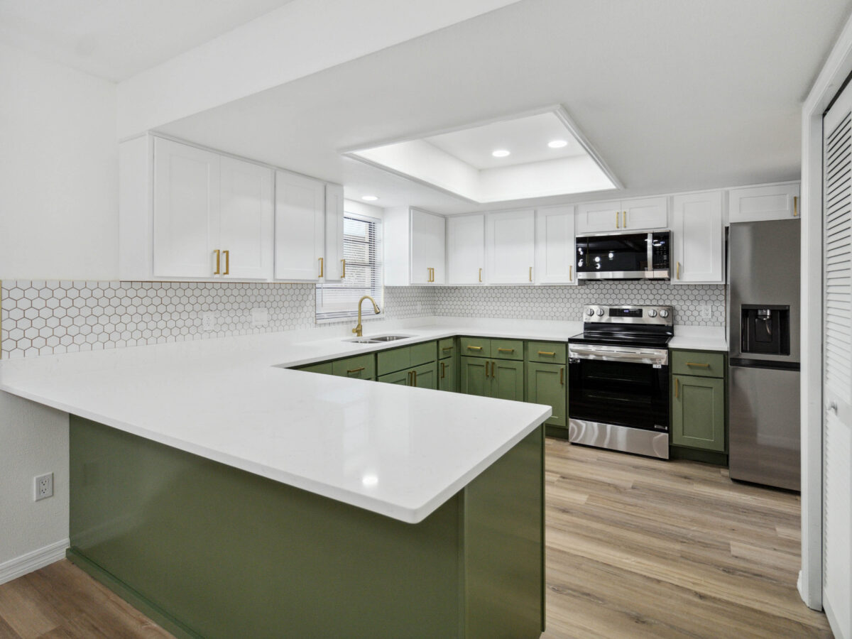 Completed ZEUS custom cabinetry project assigned to Windermere service area