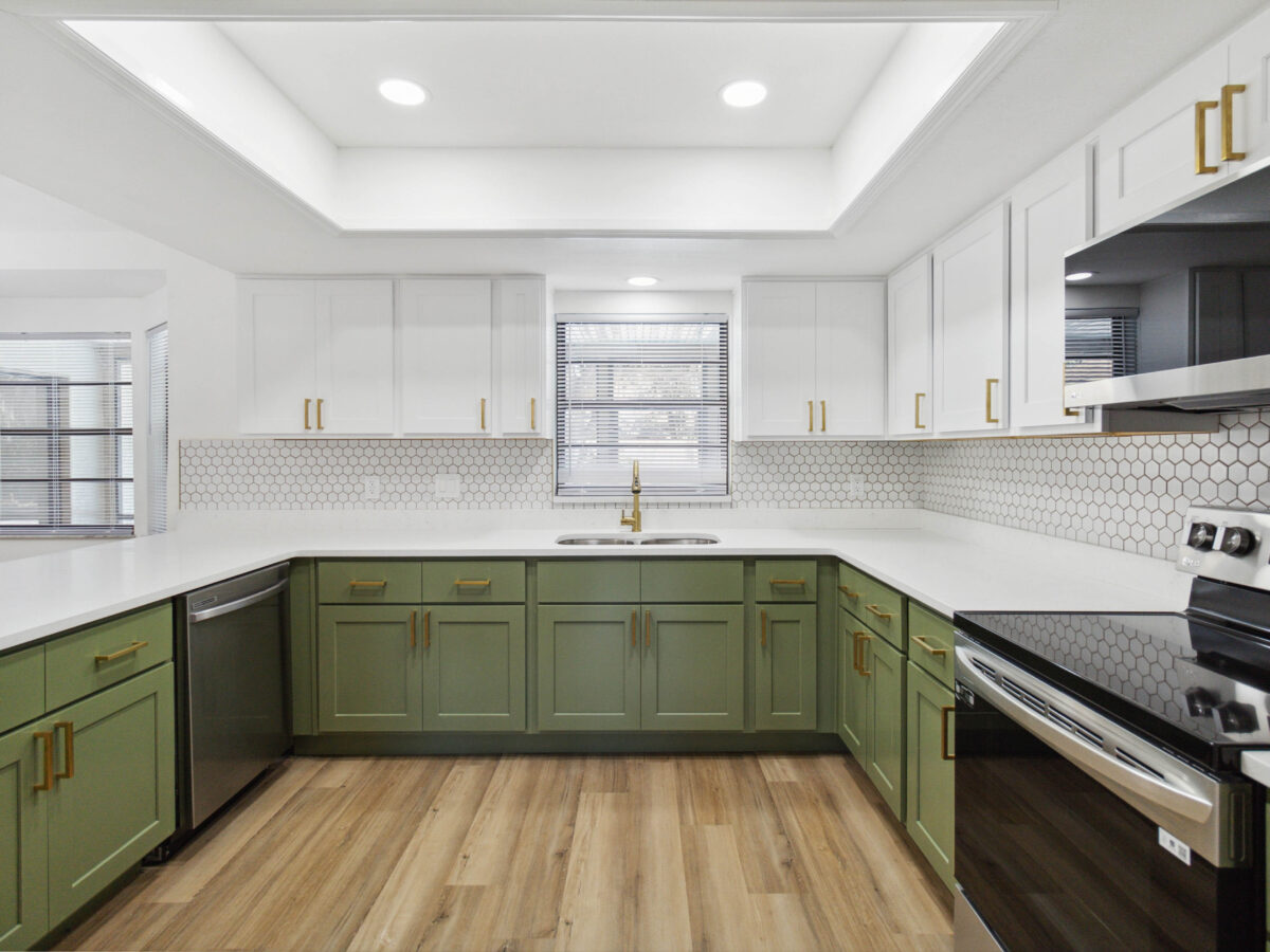 Completed ZEUS custom cabinetry project — additional view 2