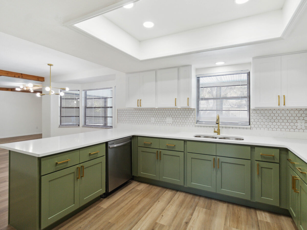 Completed ZEUS custom cabinetry project — additional view 4