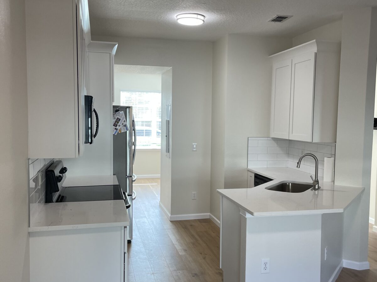 Completed ZEUS custom cabinetry project — additional view 2