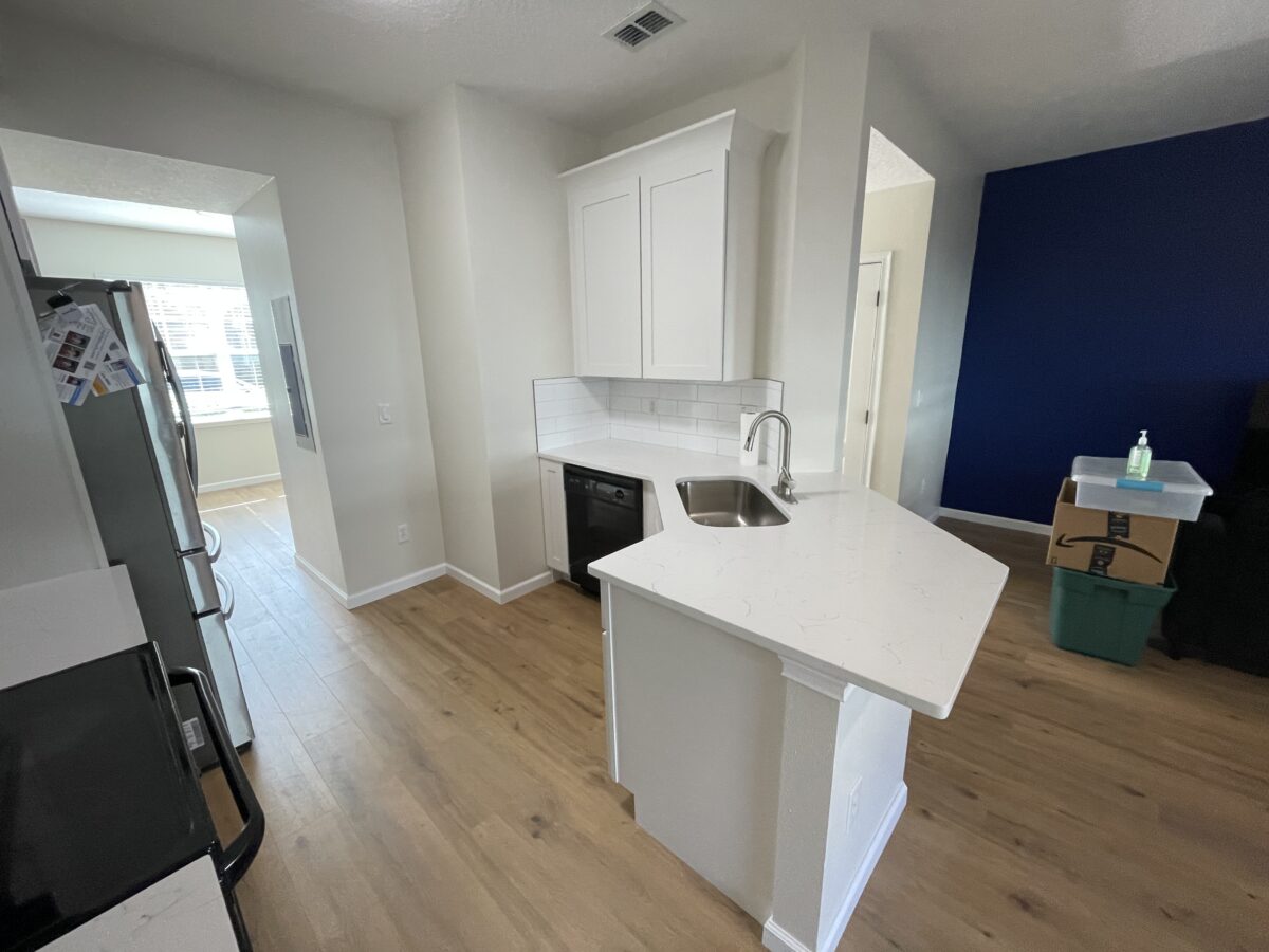 Completed ZEUS custom cabinetry project — additional view 3