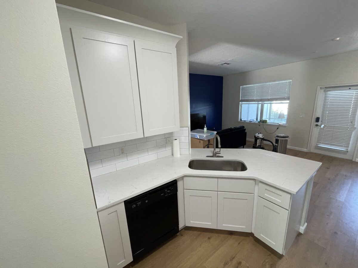 Completed ZEUS custom cabinetry project — additional view 4