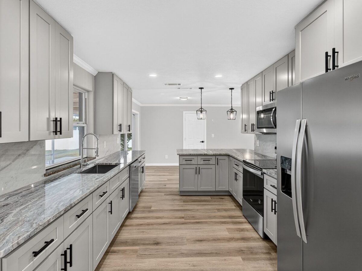 Completed ZEUS custom cabinetry project — additional view 4