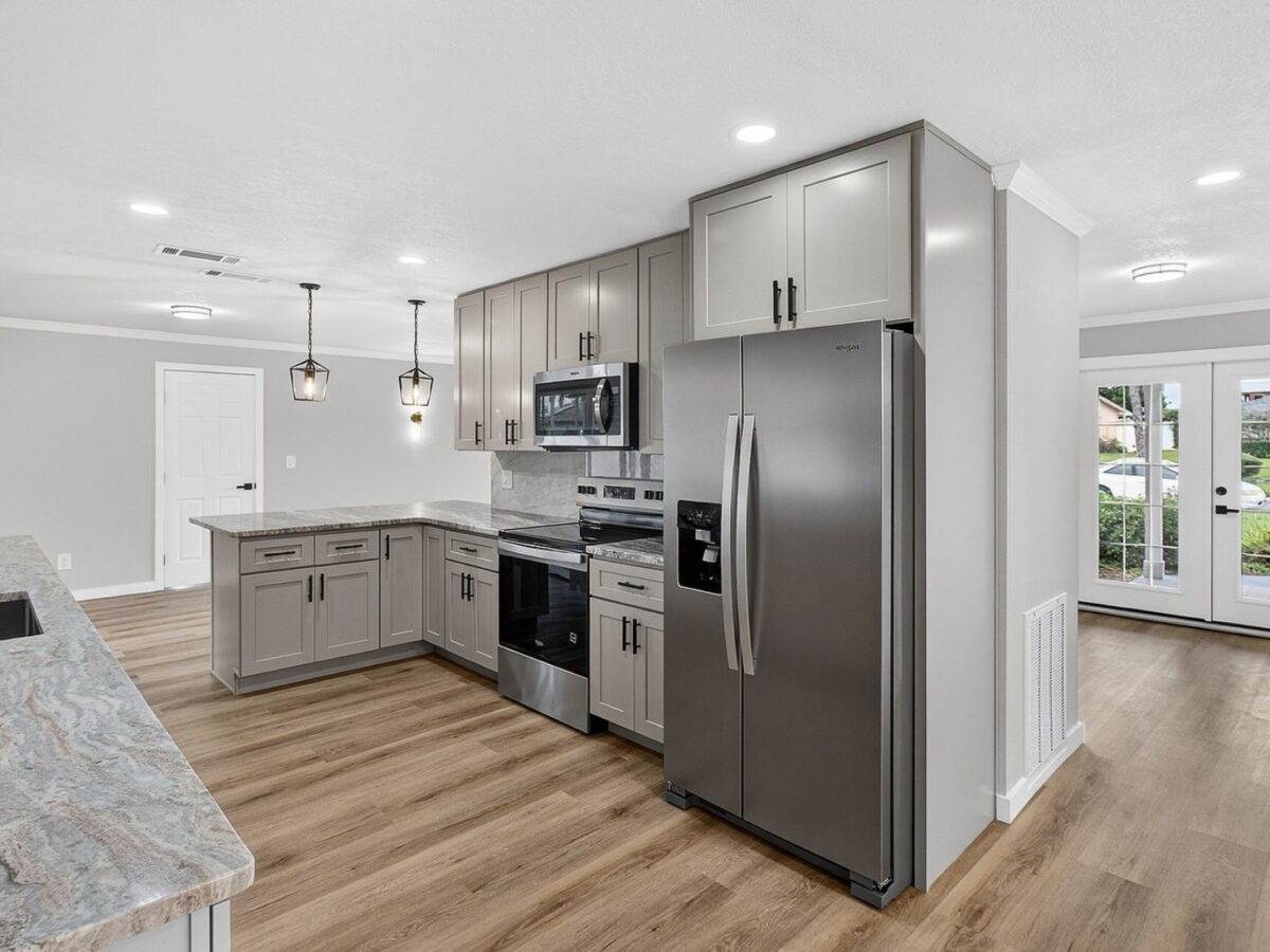 Completed ZEUS custom cabinetry project — additional view 6