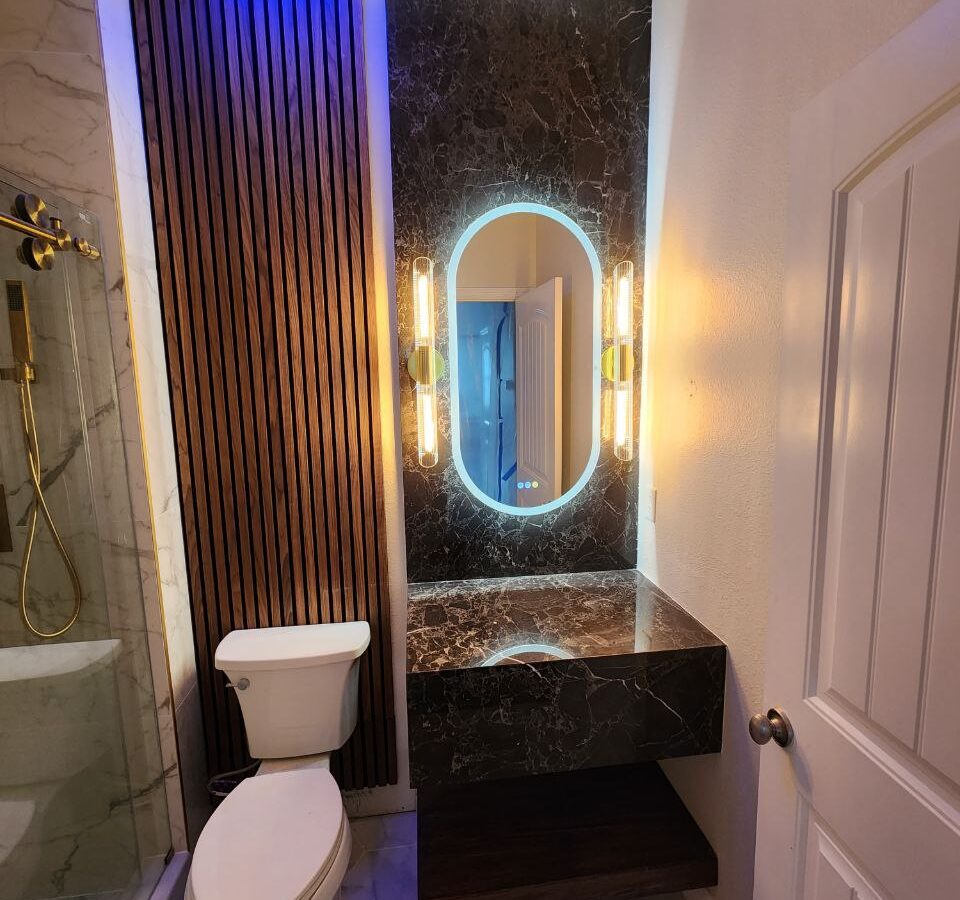 Completed ZEUS custom cabinetry project — additional view 5