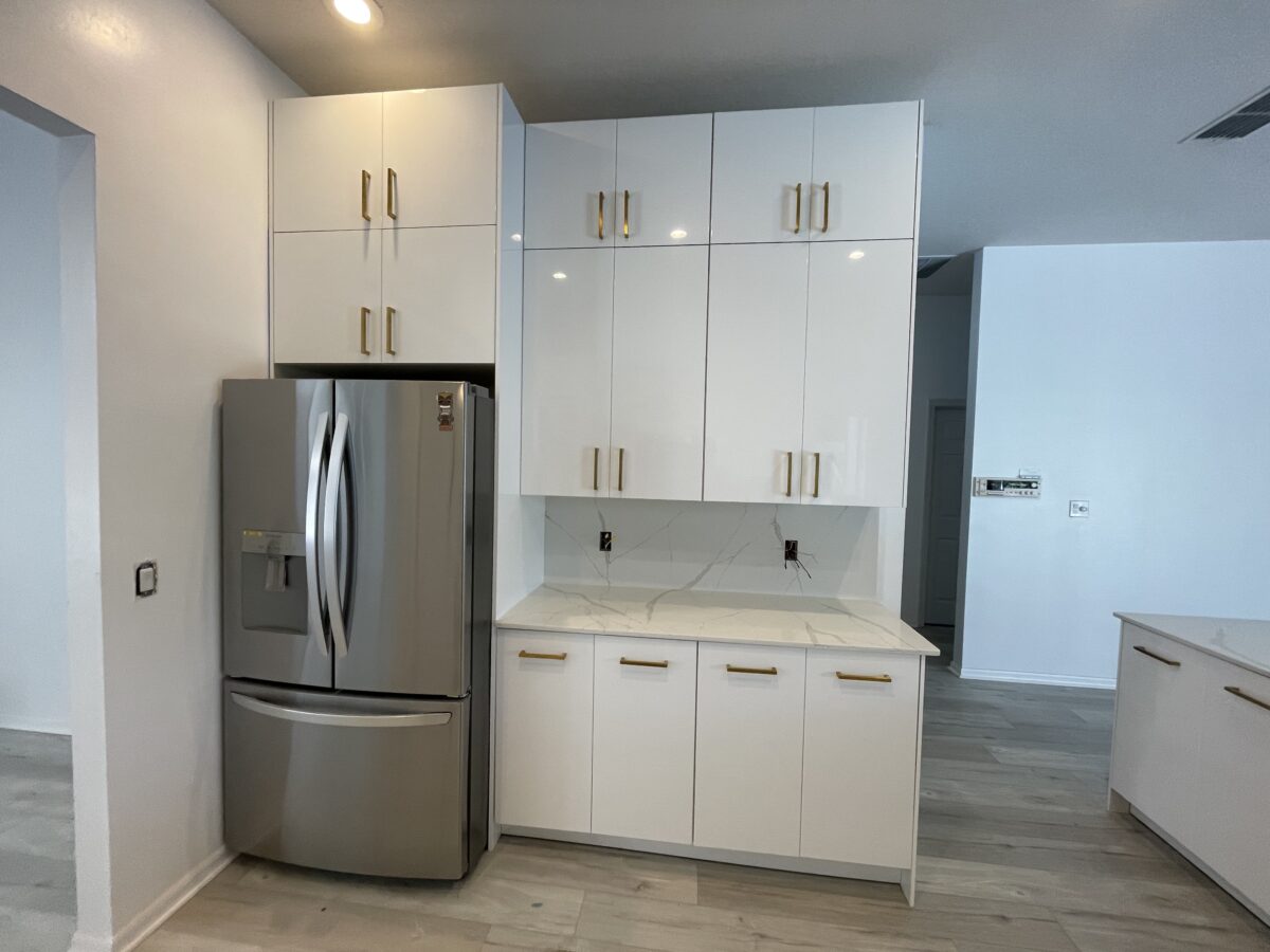 Completed ZEUS custom cabinetry project — additional view 4