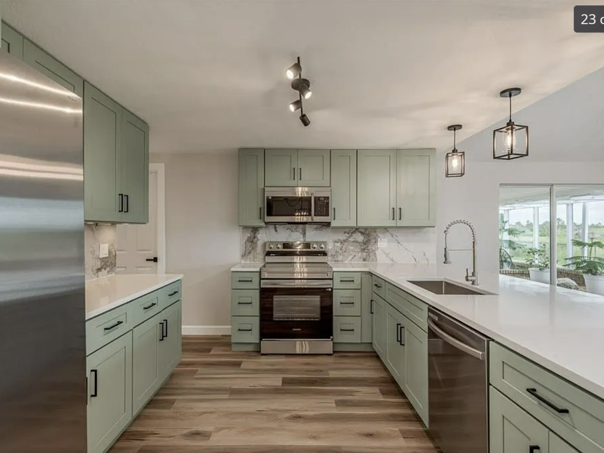 Completed ZEUS kitchen cabinetry project in Windermere, Florida — view 3