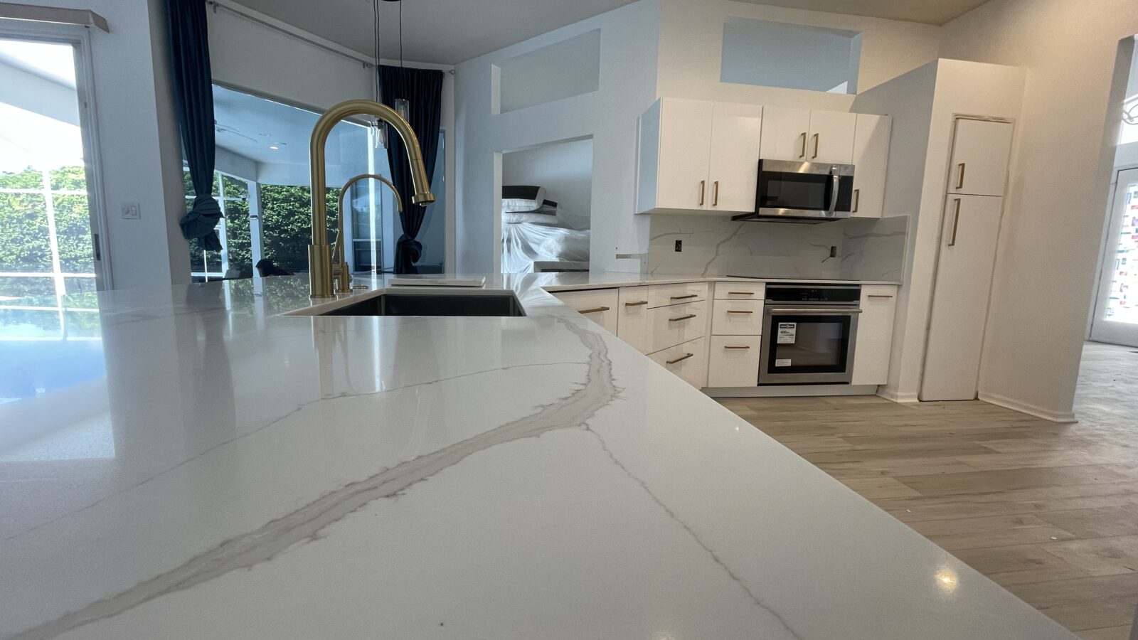 Completed ZEUS kitchen cabinetry project in Winter Garden, Florida — view 1