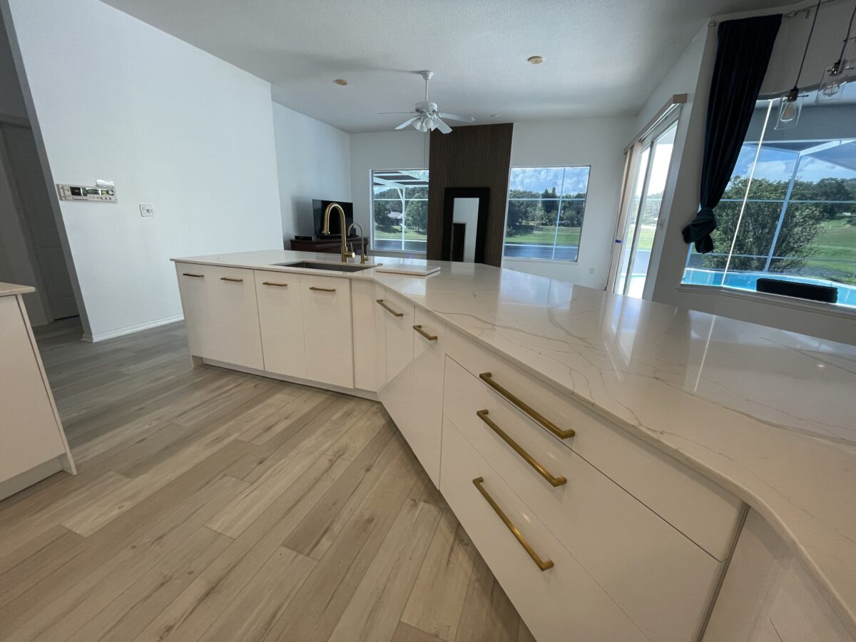Completed ZEUS kitchen cabinetry project in Winter Garden, Florida — view 2