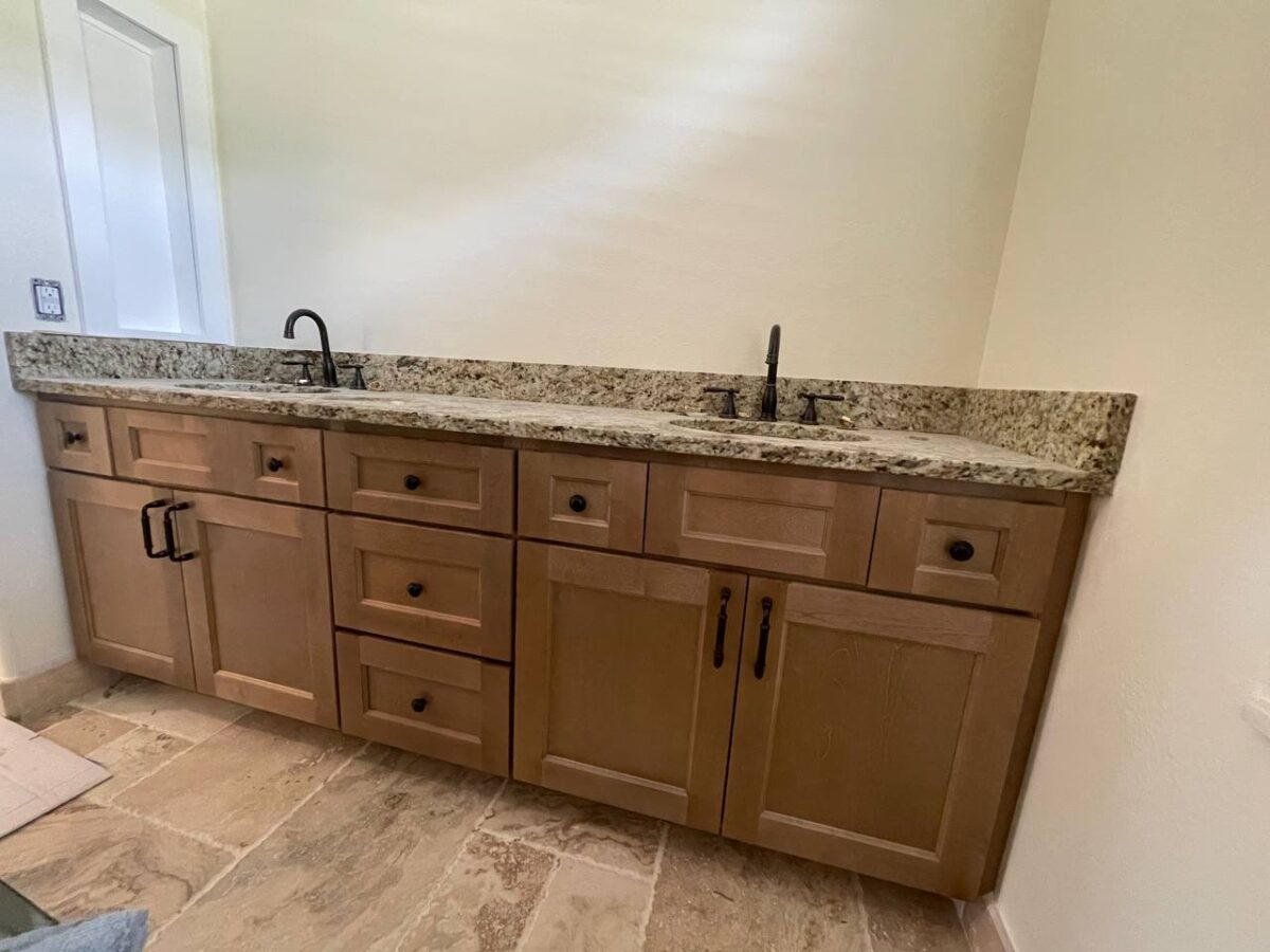 Completed ZEUS custom cabinetry project — additional view 3