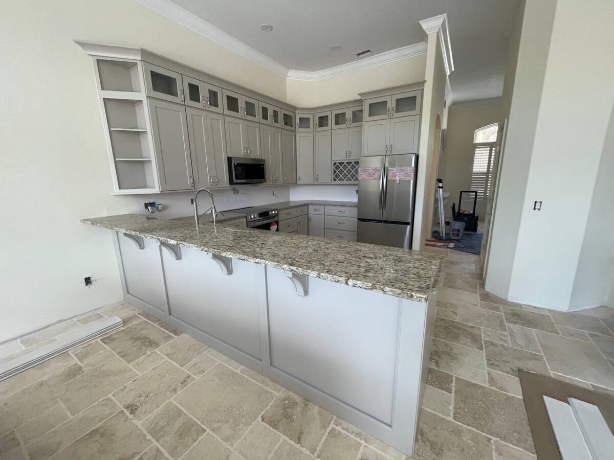 Completed ZEUS custom cabinetry project — additional view 4
